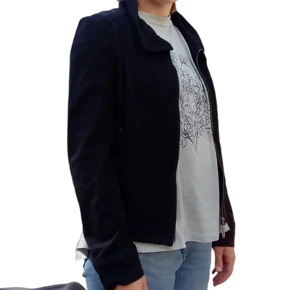 St. John Sport Black Full Zip Up Long Sleeve Jacket Blazer Size Small - Picture 14 of 15